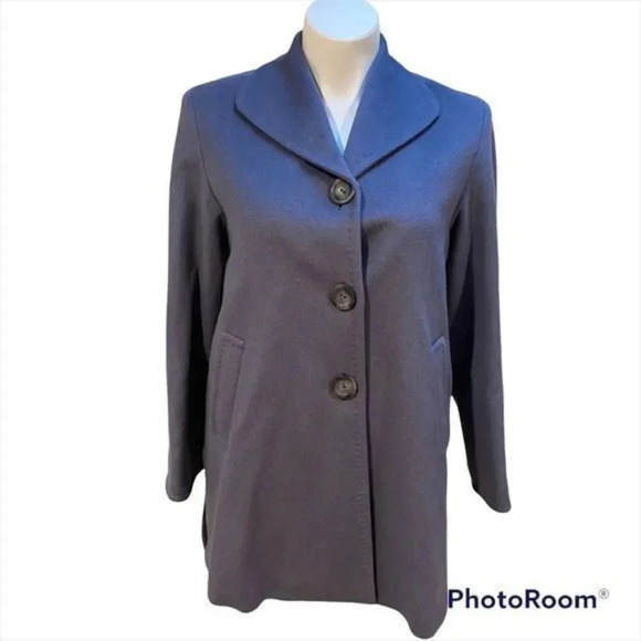 Consistent Rocca  Foldera Bemberg 100% CuproAngora &Wool coat NWOT - Picture 1 of 15